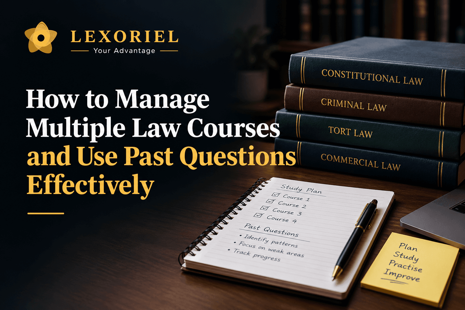 How to Manage Multiple Law Courses and Use Past Questions Effectively